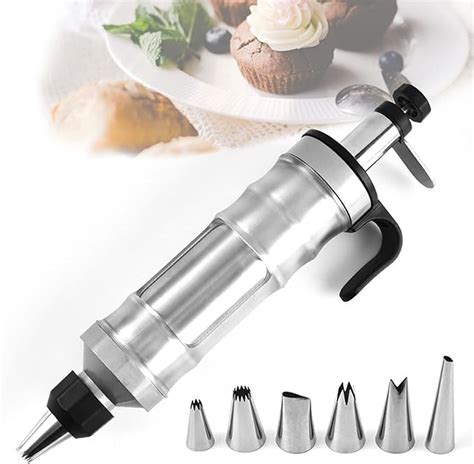 Amazon Suuker Icing Decoration Gun Set Stainless Steel Dessert