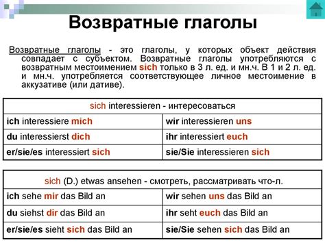 Что такое возвратный и невозвратный признак глагола