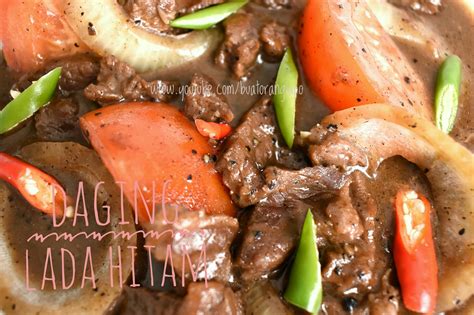 Daging Masak Lada Hitam Black Pepper Buat Orang Lapo