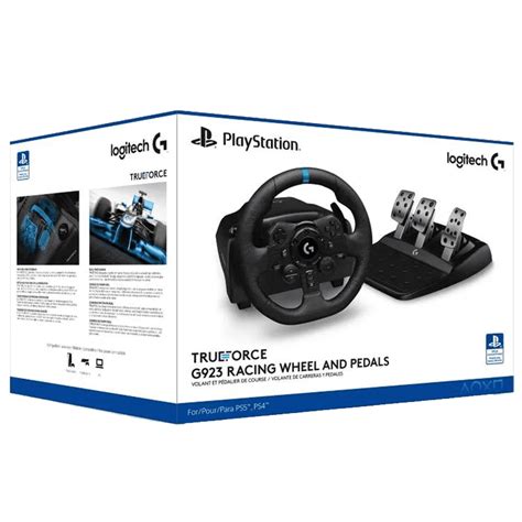 Logitech G923 TRUEFORCE Volant De Course Et Pédales PlayStation