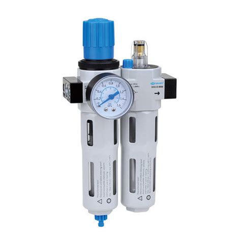 XOU Festo Compressor Air Regulator , Pneumatic Filter Regulator With Blue / Original Knob