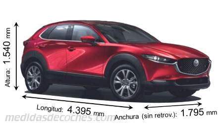 Medidas Mazda CX 30 Maletero Dimensiones Y Similares