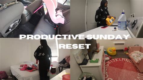 Sunday Reset Vlog Cleaning Laundry Organizing Youtube