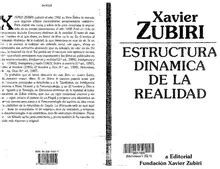 Estructura dinÃmica de la realidad by Xavier Zubiri Z Library