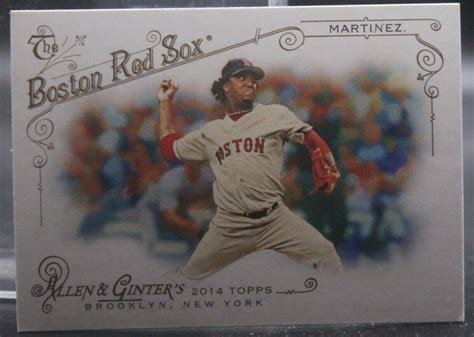 Pedro Martinez Red Sox HOF 2014 Topps Allen And Ginter 225 EBay