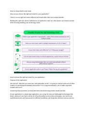 How To Choose Or Build A Tech Stack Docx How To Choose Build A Tech