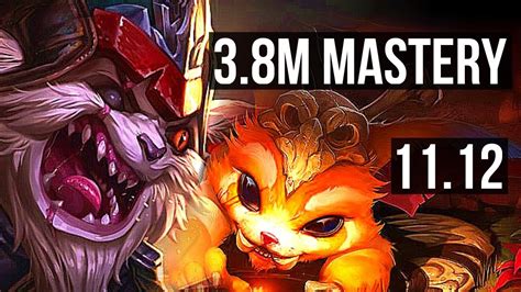 Kled Vs Gnar Top 3 8m Mastery 3200 Games 3 2 13 Kr Grandmaster