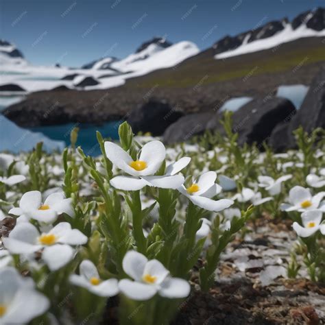 Premium Ai Image Plants At The Antarctic