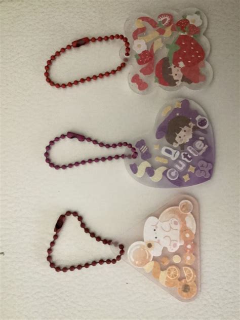 Wts Decorated Acrylic Keychains Ive Enhypen Lesserafim Kep1er Twice Bts