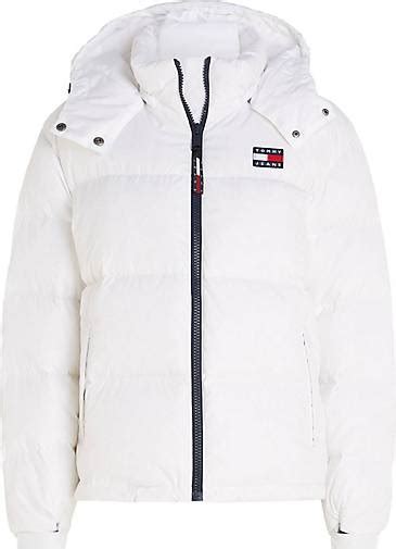 Tommy Jeans Damen Daunenjacke Alaska Puffer Jacket In Wei Bestellen