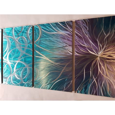 Modern Abstract Contemporary Metal Wall Art Sculpture 3D Effect By