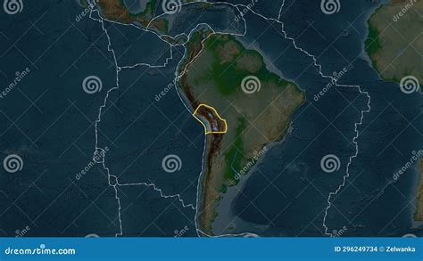 Altiplano Plate Global Map Patterson Cylindrical Physical Stock