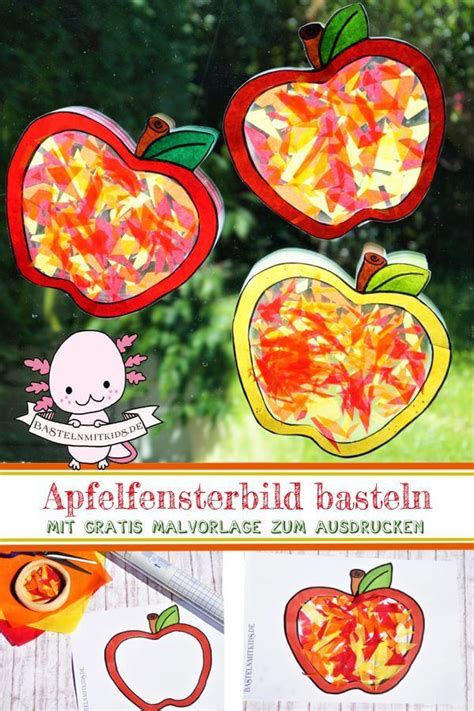 Apfel Basteln Mit Papierteller Und Apfelkerngeh Use Basteln Mit