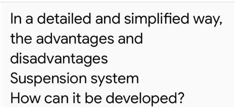 SOLVED: In a detailed and simplified way the advantages and ...