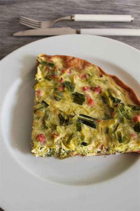 Quiche De Puerros Y Tocino Ahumado Receta Petitchef