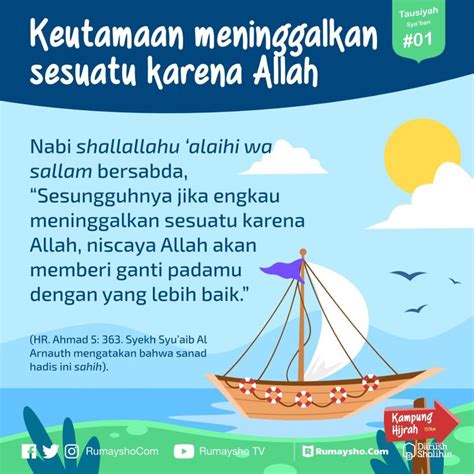 Meninggalkan Sesuatu Karena Allah Taala