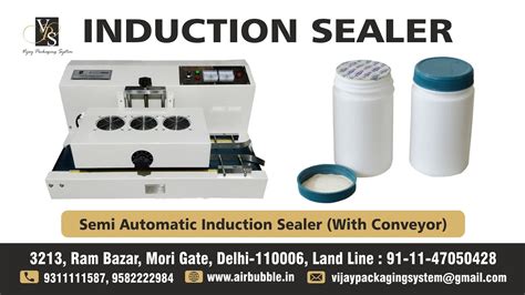 Automatic Induction Sealer For Cap Sealing Of Pharma Bottles Youtube