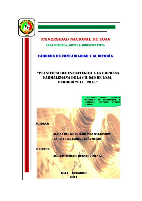 PDF CARRERA DE CONTABILIDAD Y Auditoría PLANIFICACIÓN ESTRATEGICA A