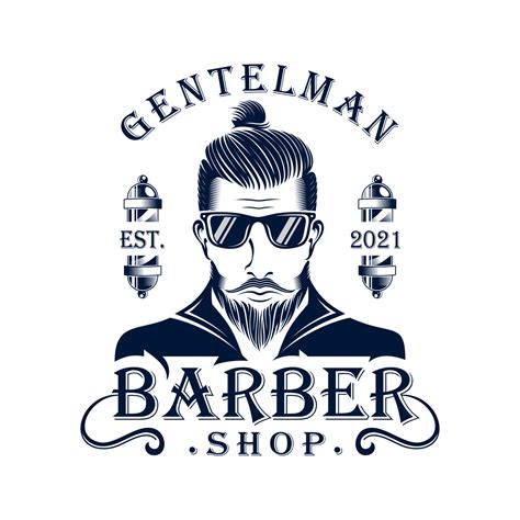 Barber Shop Vintage Logo Design Vector Art At Vecteezy