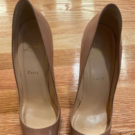 Christian Louboutin Shoes Christian Louboutin Pigalle Nude Patent