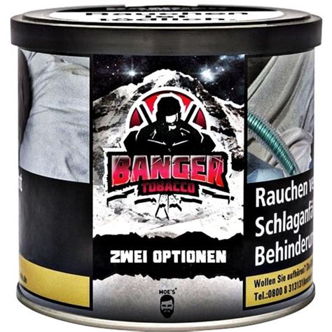 BANGER SHISHA TABAK ZWEI OPTIONEN 200G Online Kaufen