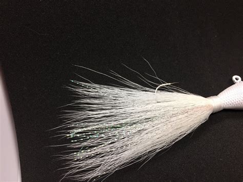 Premium Ultra Minnow Bucktail Jig Oz White Striped Bass Blue Fish