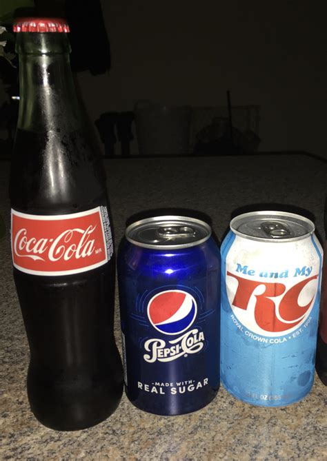 Coke Vs Pepsi Vs Rc Cola Rsoda