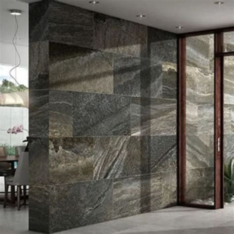 Porcelanato San Lorenzo Rocca Ardesia Gris 58x58 Antides 1ra