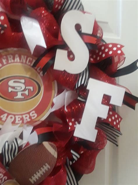 San Francisco 49ers Wreath Etsy