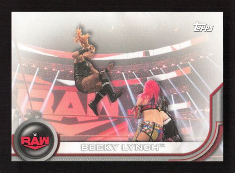 Topps Wwe Womens Division Roster Card Becky Lynch Rc Ebay