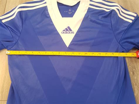 Mens Blue Adidas Formotion 3 Stripes Soccer Shirt Ad Gem