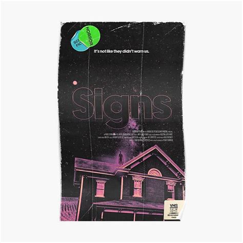 "Signs | Movie Poster" Poster for Sale by gabrielpcooper | Redbubble