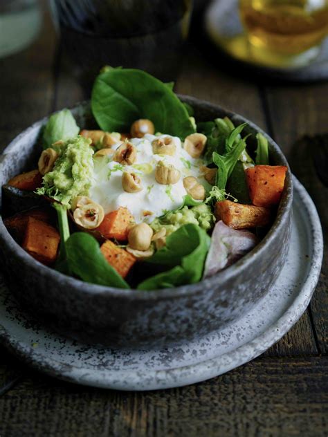 Salade De Patates Douces Stracciatella Et Avocat On Dine Chez Nanou