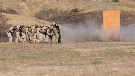 1st Battalion, 5th Marines, Conduct Urban Breaching at Demolition Range ...