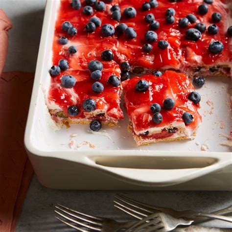 No Bake Strawberry Dessert Lasagna Recipe EatingWell