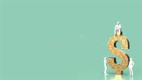 The Gold Dollar Symbol On Bear Trap For Business Concept 3d Rendering