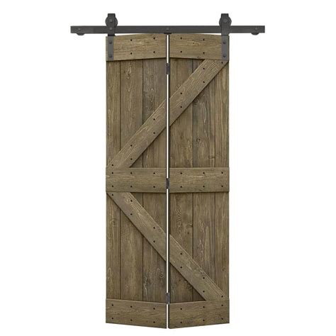 CALHOME 24 In X 84 In K Series Solid Core Aged Barrel Stained DIY