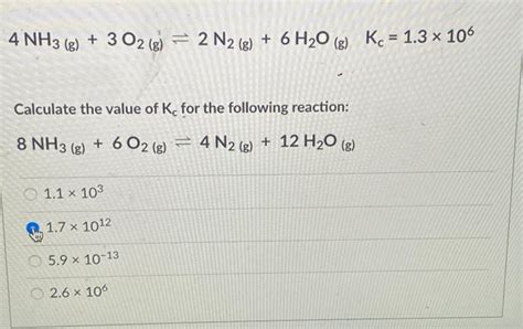 Solved 2so2 Go2 G⇌2so3 Gkc130 Calculate The Value