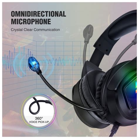 Wintory Cuffie Gaming Headphones On Ear M Per Pc Usb O Jack Mm Con