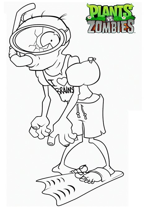 Dibujos De Lanzaguisantes De Plants Vs Zombies Para Colorear Para