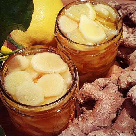 Ginger Shot Recette De Shot De Sirop De Miel Au Gingembre Ou Miel