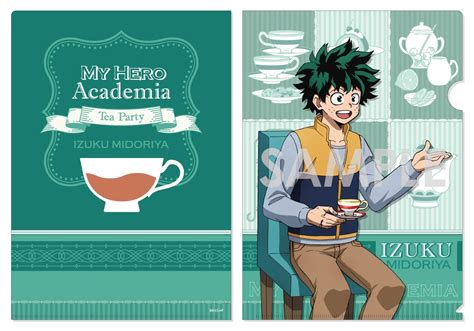 My Hero Academia Clear File Tea Party A Izuku Midoriya HLJ