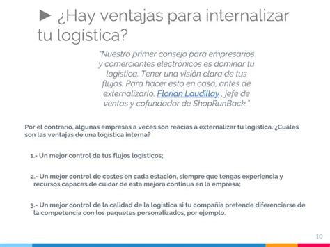 EXTERNALIZAR LA LOGÍSTICA VENTAJAS Y DESVENTAJAS PPT Descarga Gratuita