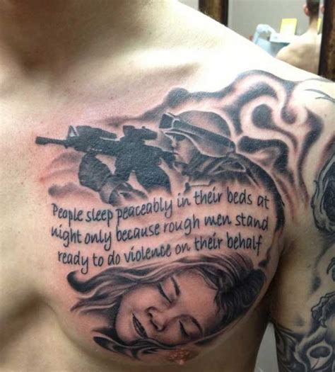 Best 24 Military Tattoos Design Idea For Men - Tattoos Ideas