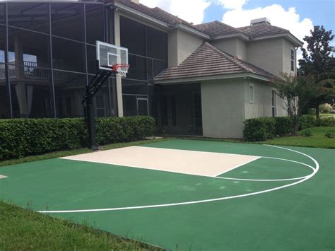 Justin Cs Pro Dunk Gold Basketball System On A 35x28 In Windermere Fl