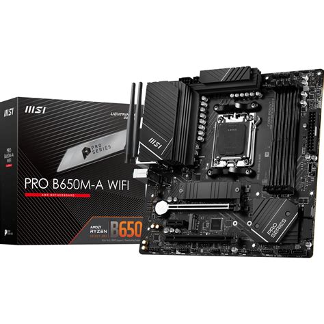 Msi Pro Wifi Amd B So Am Ddr Matx Retail Amd Sockel Am