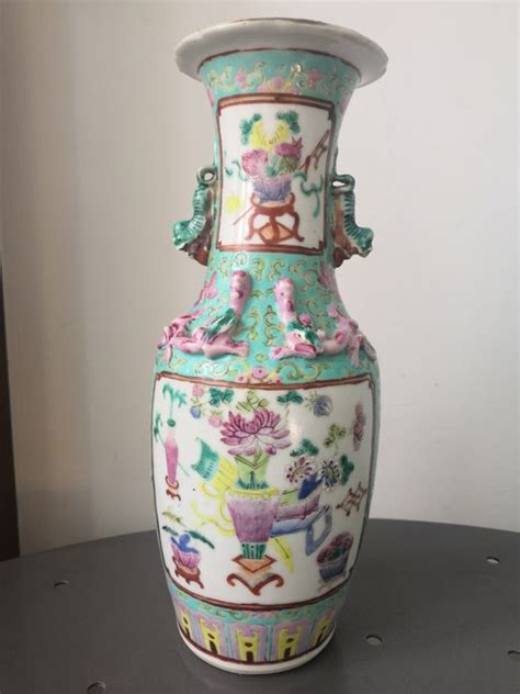 Vase 1 Famille Verte Porcelain China 19th Century Catawiki