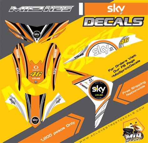 Mio Sky Go Decals ACLove Street Decals