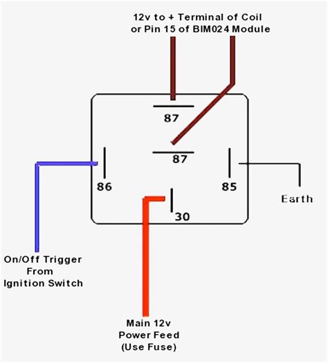 4 Pin Relay Wiring Diagram - Wiring Diagram