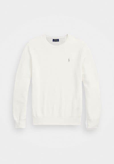 Polo Ralph Lauren Textured Cotton Crewneck Jumper Trui Deckwash